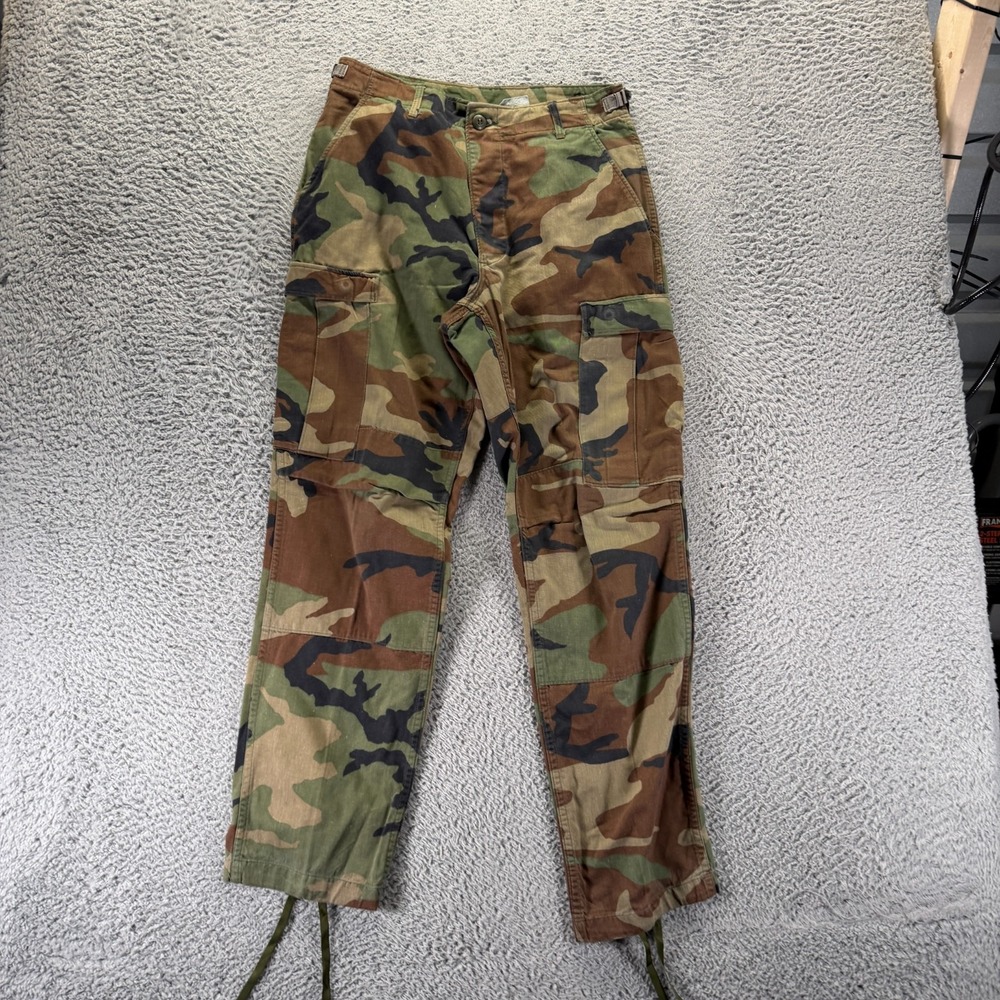 US Army Pant Men's S(30x30) Brown Camouflage Cargo Straight Military Uniform